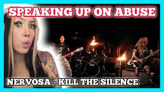 TOPIC OF ABUSE: THIS ONE'S IMPORTANT! Nervosa - Kill The Silence reaction