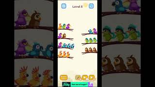 Bird Sort Puzzle Gameplay #Level 5