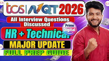 TCS NQT 2026 MAJOR UPDATE | HR + Technical Interview Questions | Full Preparation | Salary & Pattern