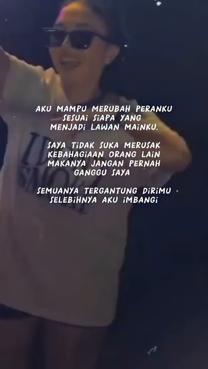 Sifatku Tergantung Lawan Main