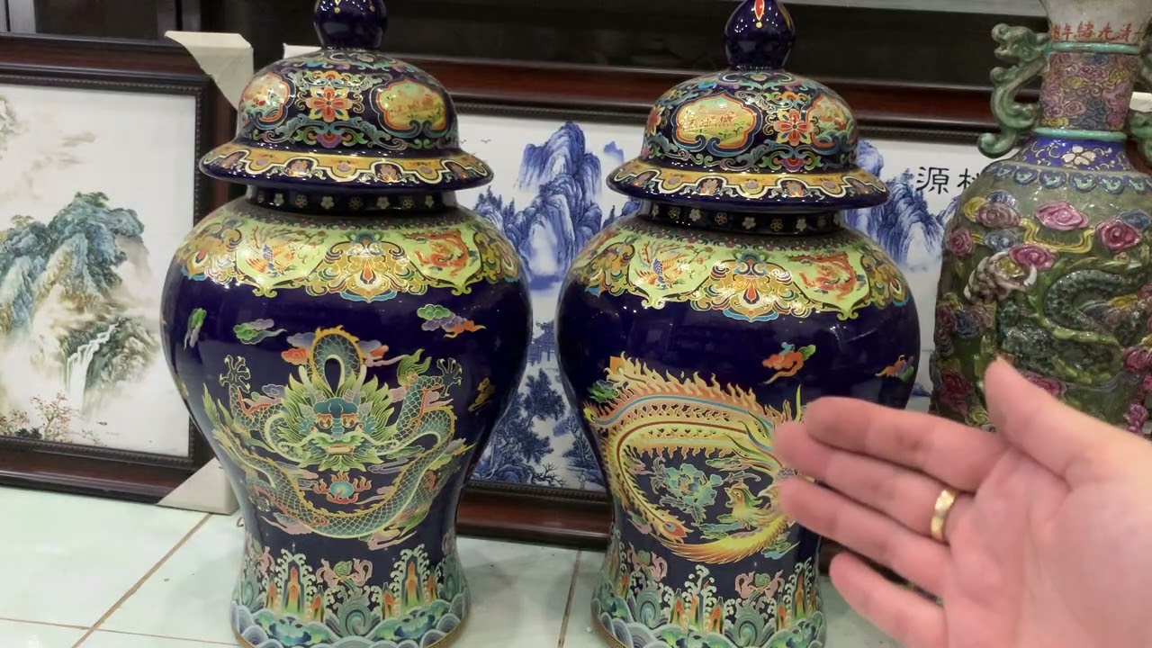 Gốm sứ giang Tây, choé rồng phát quang, lục bình giả cổ 28/2/2026 gọi 0965946474 