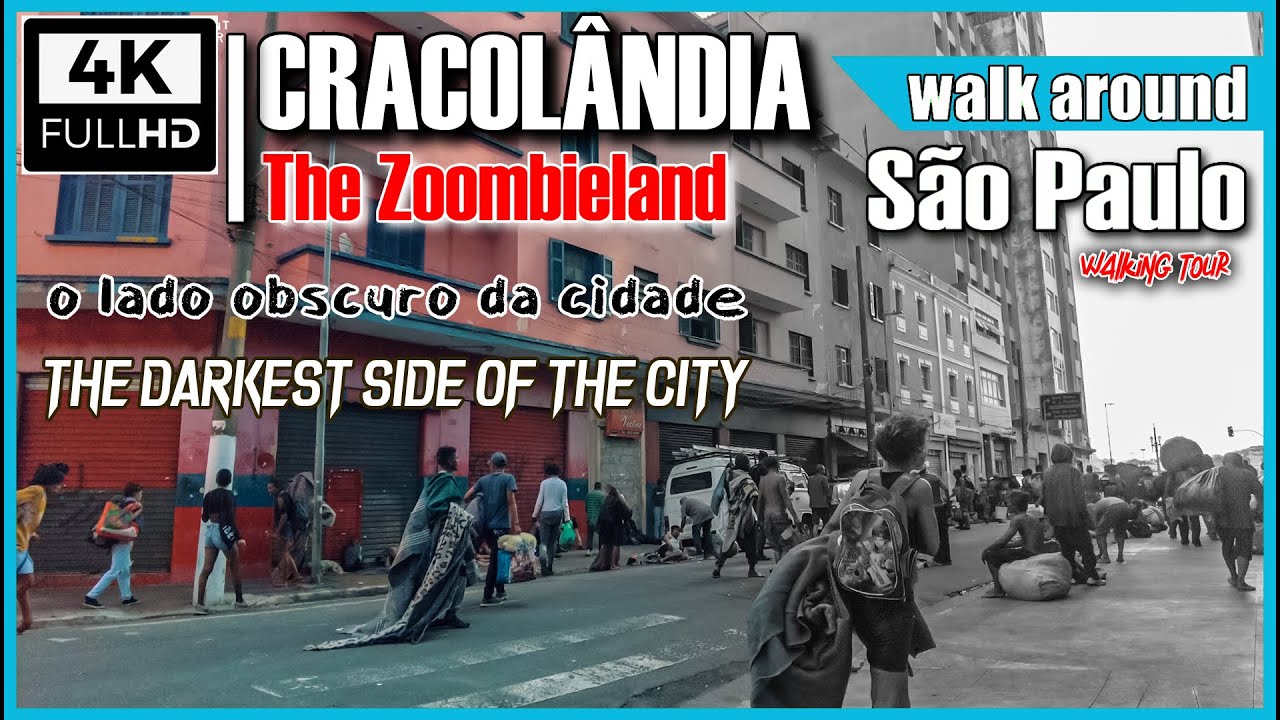 [4K] Cracolândia o lado mais obscuro de São Paulo | #saopaulowalkingtour #saopauloape #centrodesp