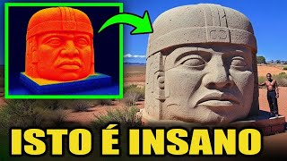A inteligência artificial analisou cabeças olmecas — e encontrou o que não deveria existir.