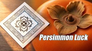 Chinese Persimmon Calyx - Wish You Smooth Sailing 🧧|Zentangle Art | Satisfying Drawing