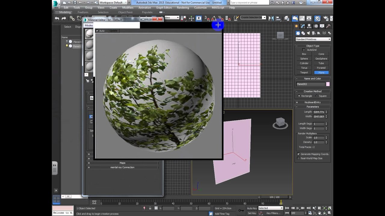 3DS Max - Using Alpha / Opacity Maps - YouTube