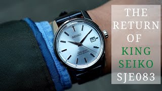 Welcome Back! KING Seiko Reissue SJE083 2021 First Impressions - YouTube