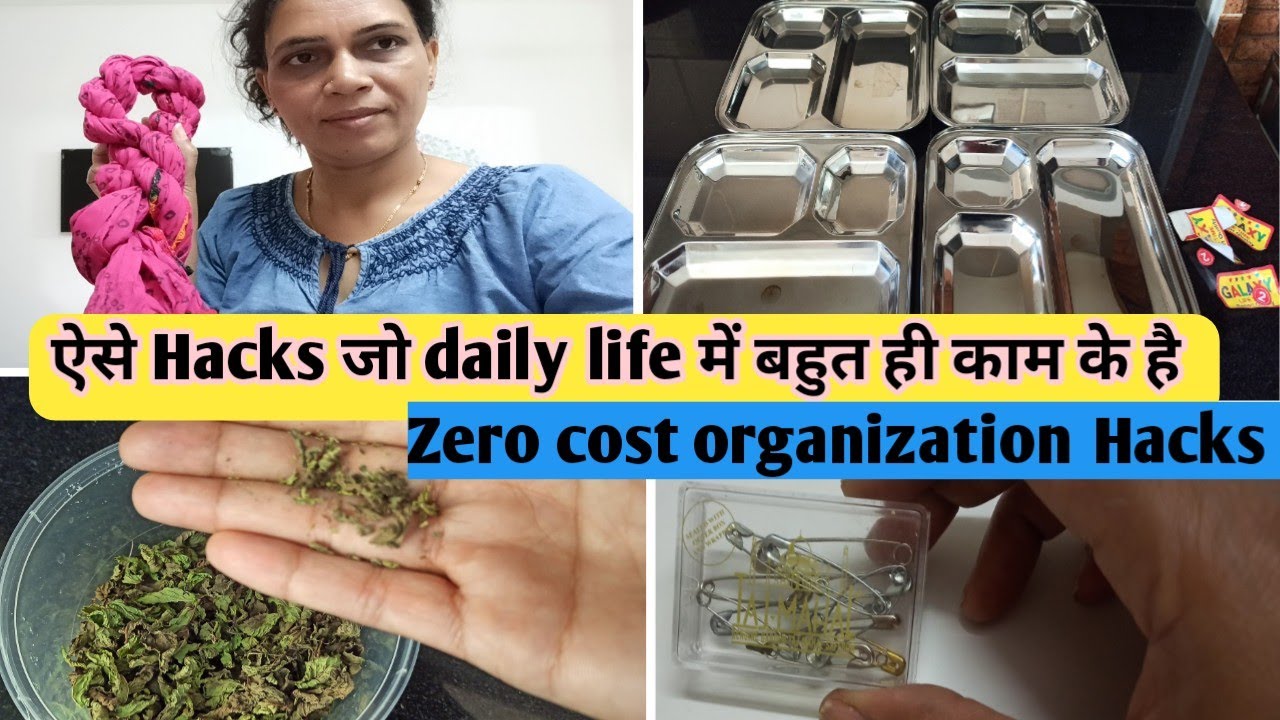 8 Amazing Zero cost Kitchen & Home  🏘️ Organization Hacks//Save Time &Money 💰