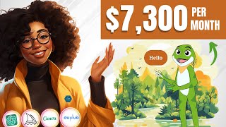 Make $7,300 Per Month Creating AI Kids Learning Videos by The Zinny Studio 87,358 views 7 months ago 17 minutes