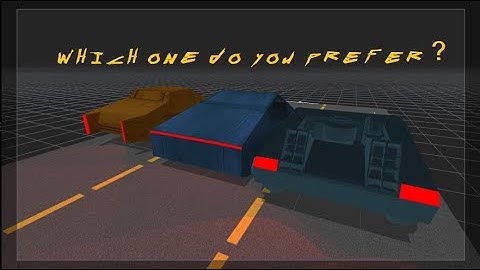 BUILDBOX 3: Cars modeled in Blender