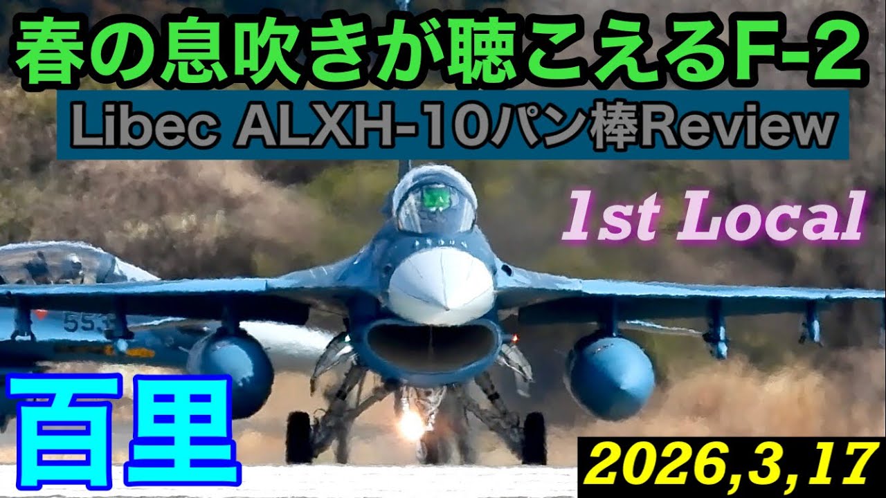 南風突風⚠️真横で機体不安定ゴーアラウンド553号機‼️春の息吹が