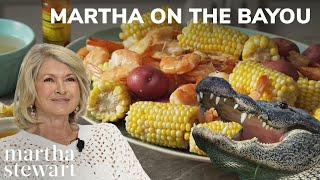 Martha Stewart Makes Cajun Classics | Shrimp Boil, Muffuletta, and Fried Oyster Po Boys