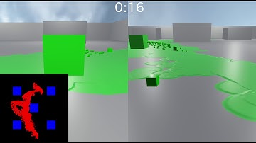 Paint Shooting Game (like Splatoon tofu prototype)