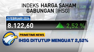Download lagu Penutupan Perdagangan Saham, IHSG Menguat 2,52 Persen [Primetime]