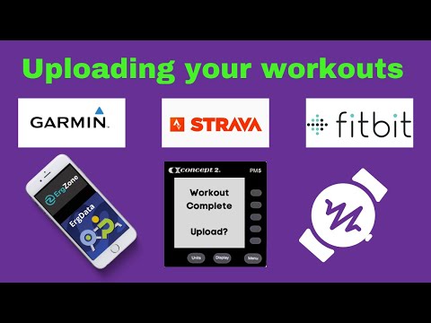 Garmin FitBit Strava - Uploading Your Concept2 Workouts