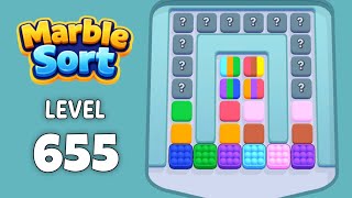 Marble Sort level 655 walkthrough solution 