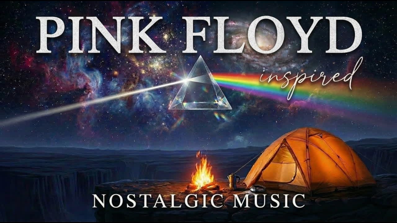 Pink Ambient Hum Pink Floyd Inspired Ambient Night Album 🌙📀 | 3H Long Mix | Calm Guitar ...