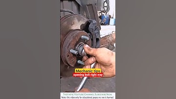 Mechanic tips opening bolt right way 🛠️😱 #carseatquicky #carmechanic #caraccessories #shorts #car