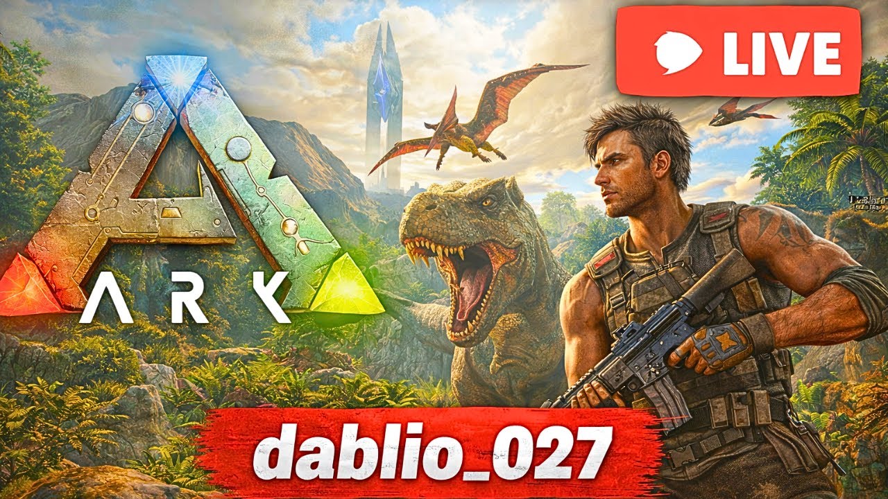ARK AO VIVO | Sobrevivência, Domar Dinos e PC Fraco
