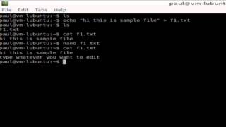 how to edit a file in linux