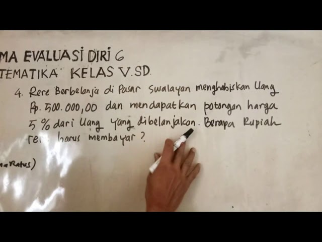 Belajar Matematika Tema Evaluasi Diri Kelas 6 Sd Youtube