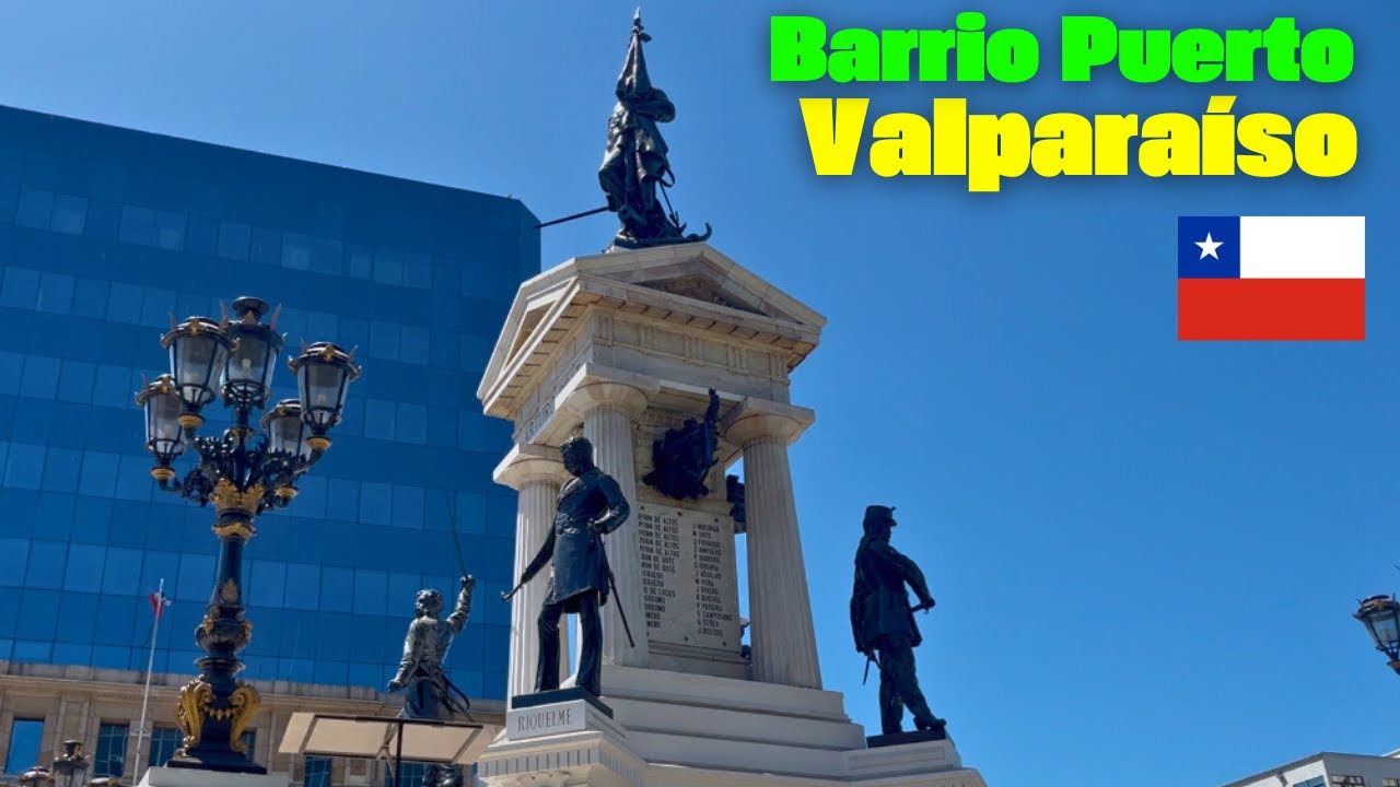 Caminando por el Barrio Puerto de Valparaíso, Chile