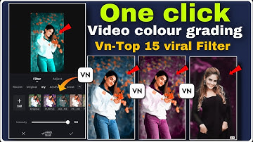 One click video colour change in vn | vn video colour change | vn video editor