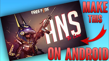 How to Make | Garena Free Fire | Live Streaming Thumbnail | Android Tutorial | Gaming Thumbnail