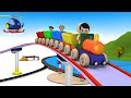 Cartoon Train for kids - Train videos - chu chu train - Toy Factory - Toy Train for children