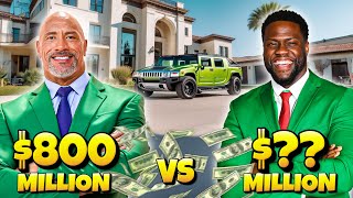 The Rock vs Kevin Hart  LIFESTYLE BATTLE