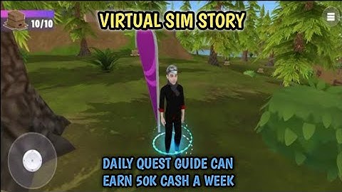 Virtual Sim Story | The Daily Quest Guide ( Specially To Newbie ) MUST WATCH!!