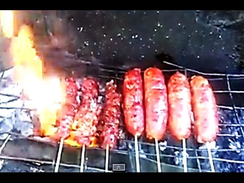 asian-street-food---phnom-penh-street-food---grilled-sausages