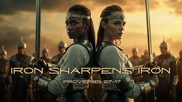 ⚔️ Iron  Sharpens Iron ⚔️  | Strengthen One Another | Proverbs 27:17 | John 13:34