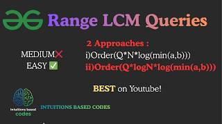 Range LCM Queries || Medium || GFG Potd|| Segment Tree || Medium made Easy🎉🎉|| IBC