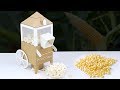 DIY Mini Popcorn Machine from Cardboard & PVC board