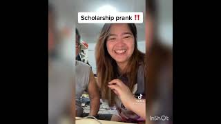 Scholarship Prank (Tiktok scholarship prank compilation)