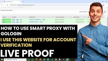 How to use smart proxy with GoLogin New way! How to use smspool for craigslist account verification.