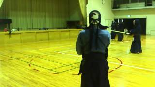 鶴尾剣友会　二刀流vs一刀流　20120801