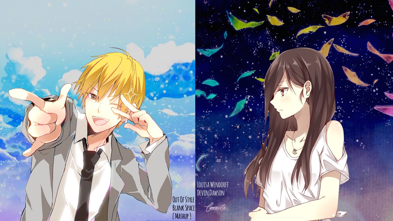 △ Nightcore ▽ - Blank Space/Style |MASHUP| [ Switching Vocals ]