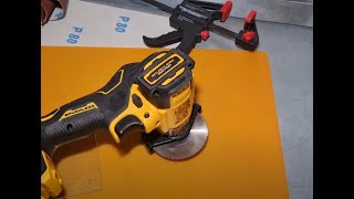 МиниУШМ DeWalt DCS438  - чик и пальцев нет, как нефиг делать.