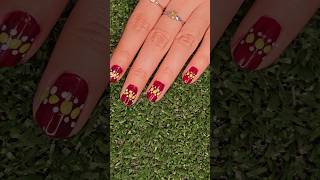 No tools, no stress… just cute nails 🎀#nailart