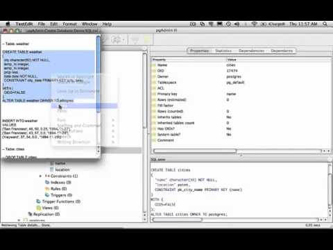How To Create A Postgres Database Using pgAdmin - YouTube
