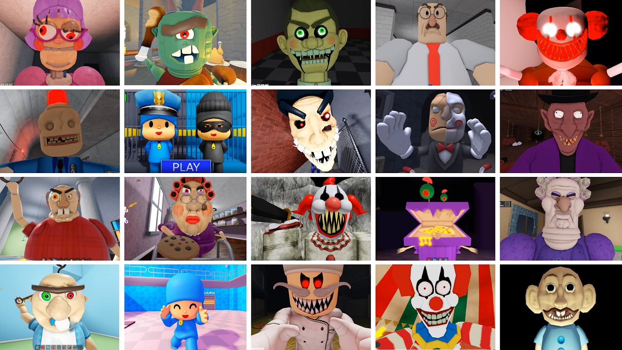 Miss Ani-Tron's,DHUUR'S DUNGEON,Funny's ToyShop,EPIC SCHOOL ,Funny's ToyShop,ROBLOX JUMPSCARE'S