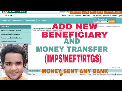 How to fund transfer in idbi bank ! Idbi bank se paise kaise transfer kare ! Add new beneficiary