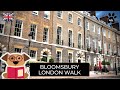 London Bloomsbury Walk - Walk with Wilbur [4K]