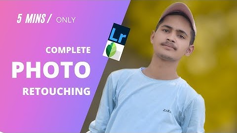 Complete photo retouching | Lightroom photo retouching toturial |snapseed photos retouching #2021