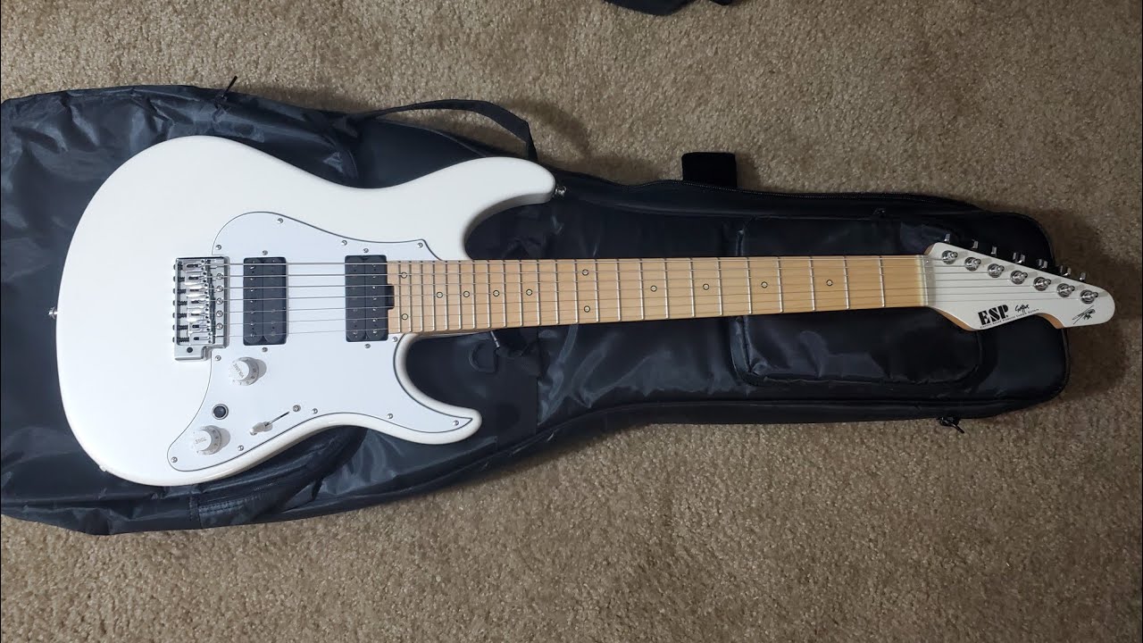 My search is over! ESP Syunapper 7 Guitar Unboxing! - YouTube