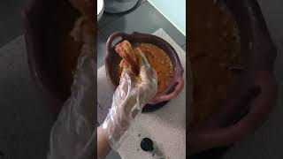 Mud pot prawn curry #prawn #delicious #prawn #traditionalprawncurry #mudpot #village #curryrecipe