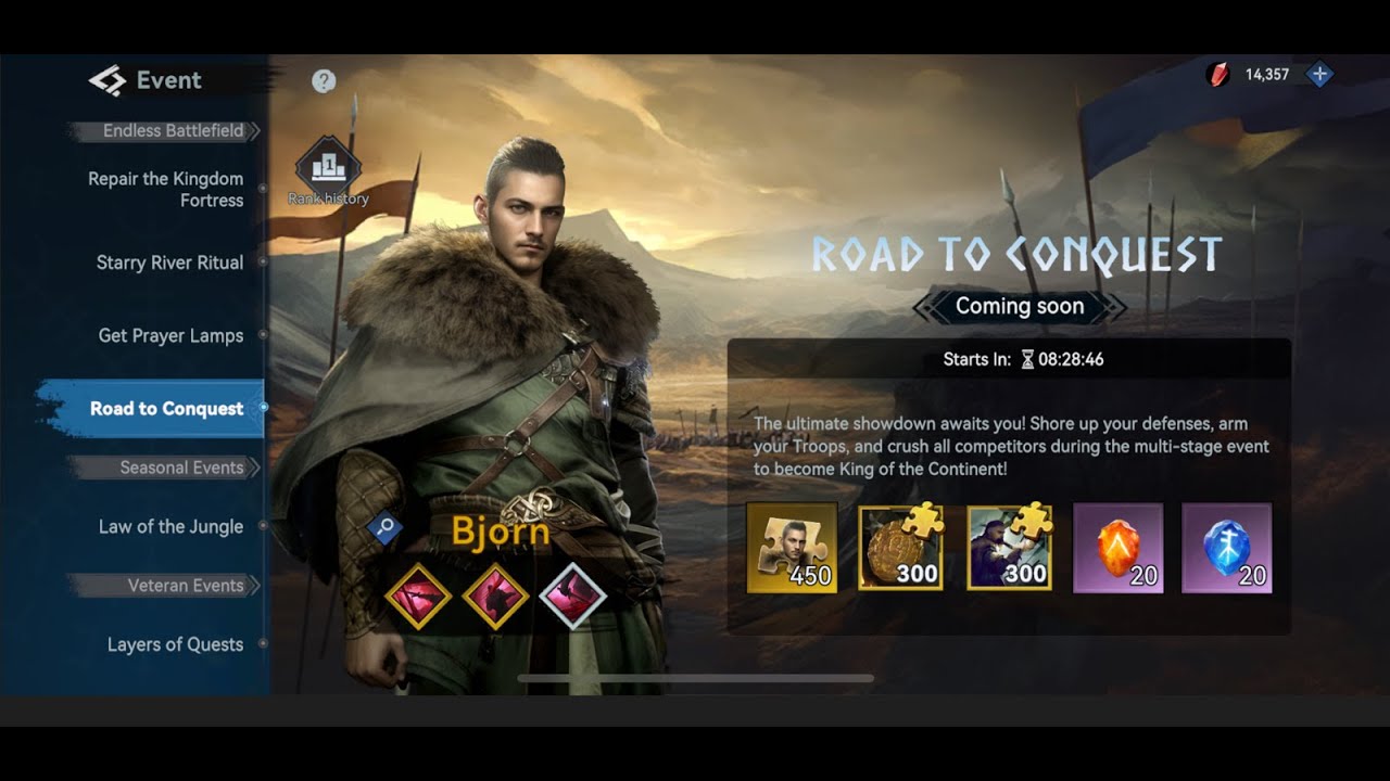 ⚔️ S10022 ⚔️ VIKING RISE : ROAD TO CONQUEST ---- BJORN (S1