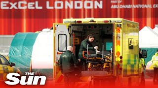 First COVID-19 patients arrive at London’s Nightingale Hospital