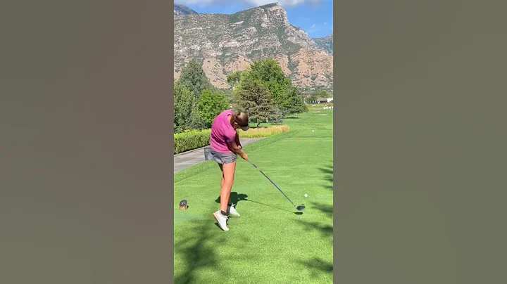 16 year old girl Ali Mulhall 108 Mph golf swing at...